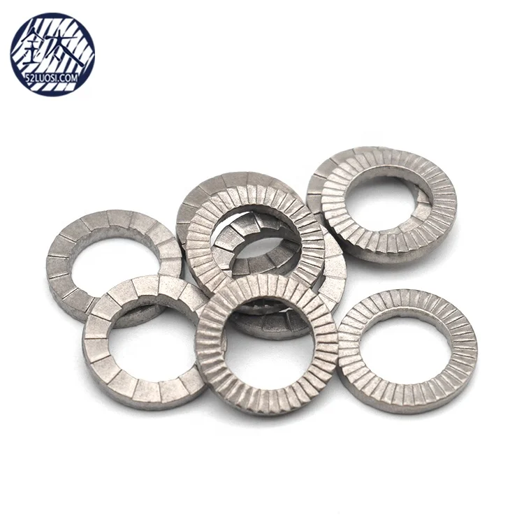 DIN25201 M10 титановая двойная самоблокирующаяся плоская шайба
