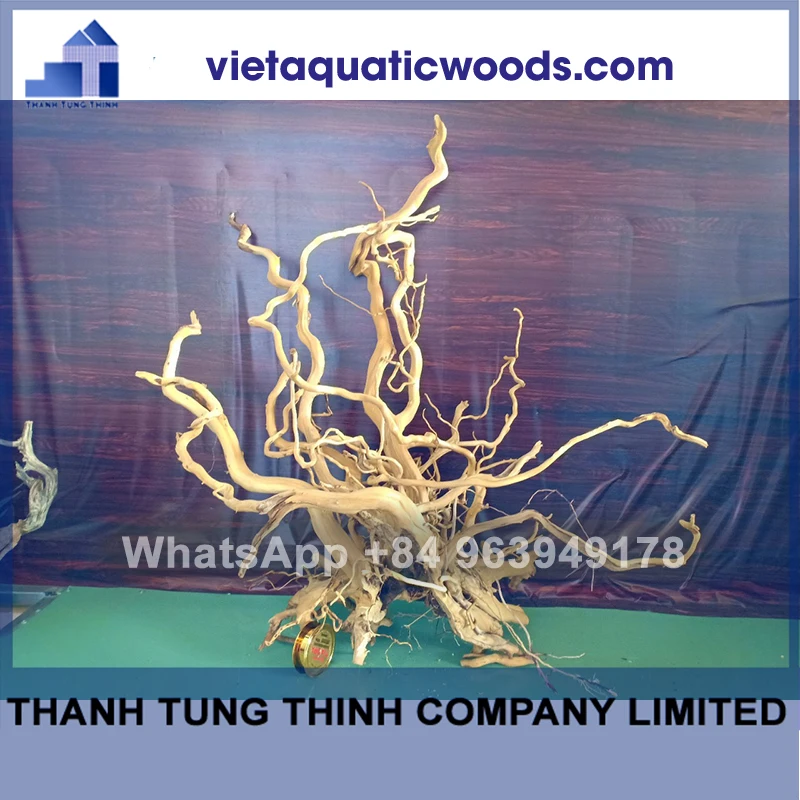 Лидер 2024 натуральные коряги для аквариума аксессуары WhatsApp + 84 963 949 178