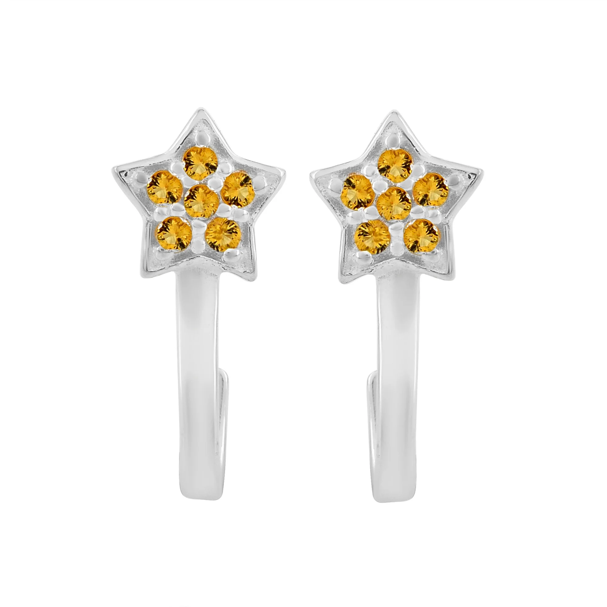 Оптовая продажа нежный ювелирное изделие высокое качество с черным ониксом Серьги драгоценными камнями 925 стерлингового серебра легкий вес уха альпинист в самой низкой цене