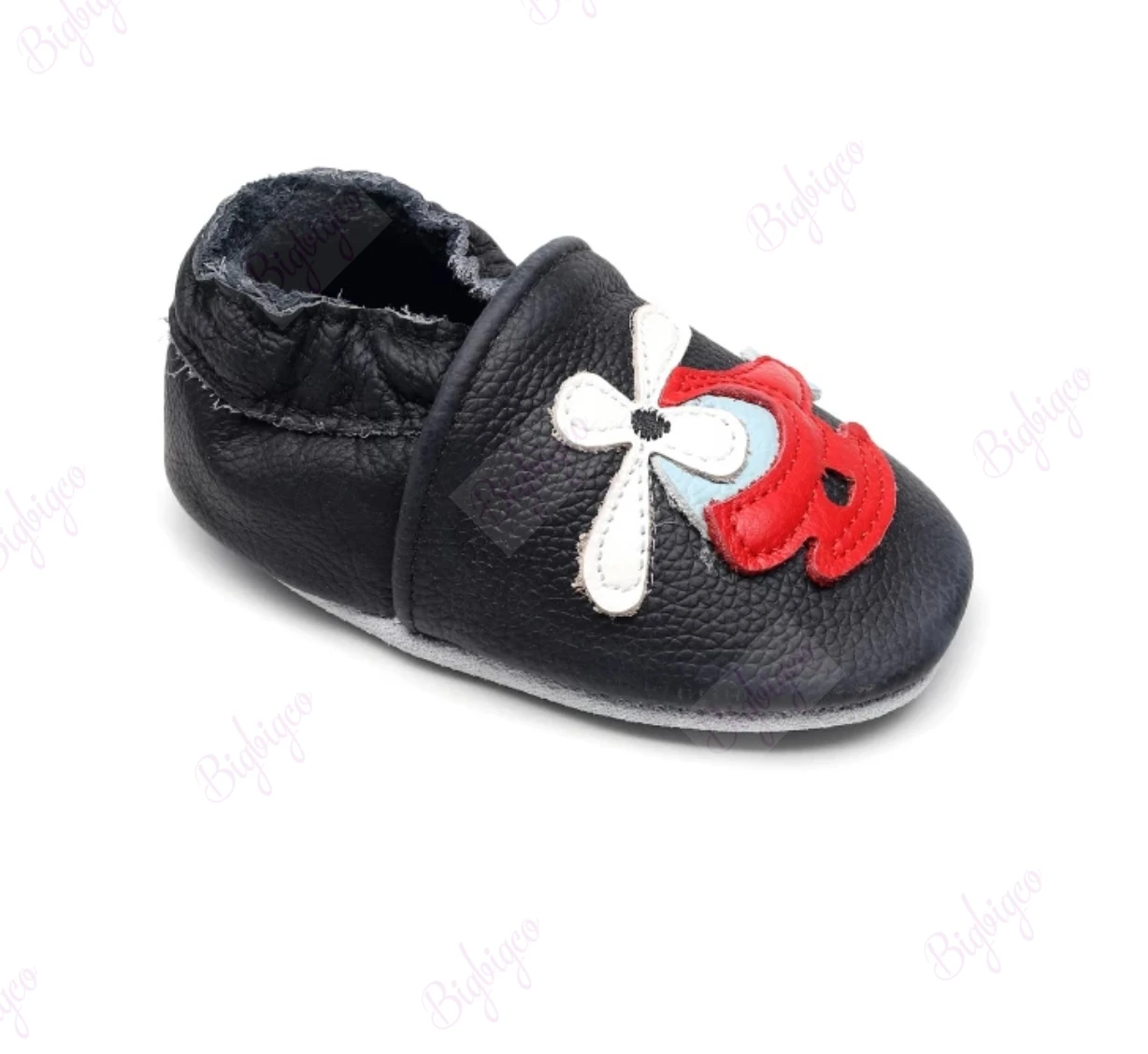 
Genuine Leather Kid Shoes baby slippers 