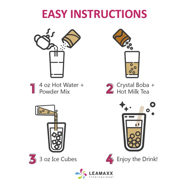 Taiwan New Product DIY Boba Tea Gift Box Instant Bubble Tea Kit Brown Sugar Tapioca Pearl 6 Servings