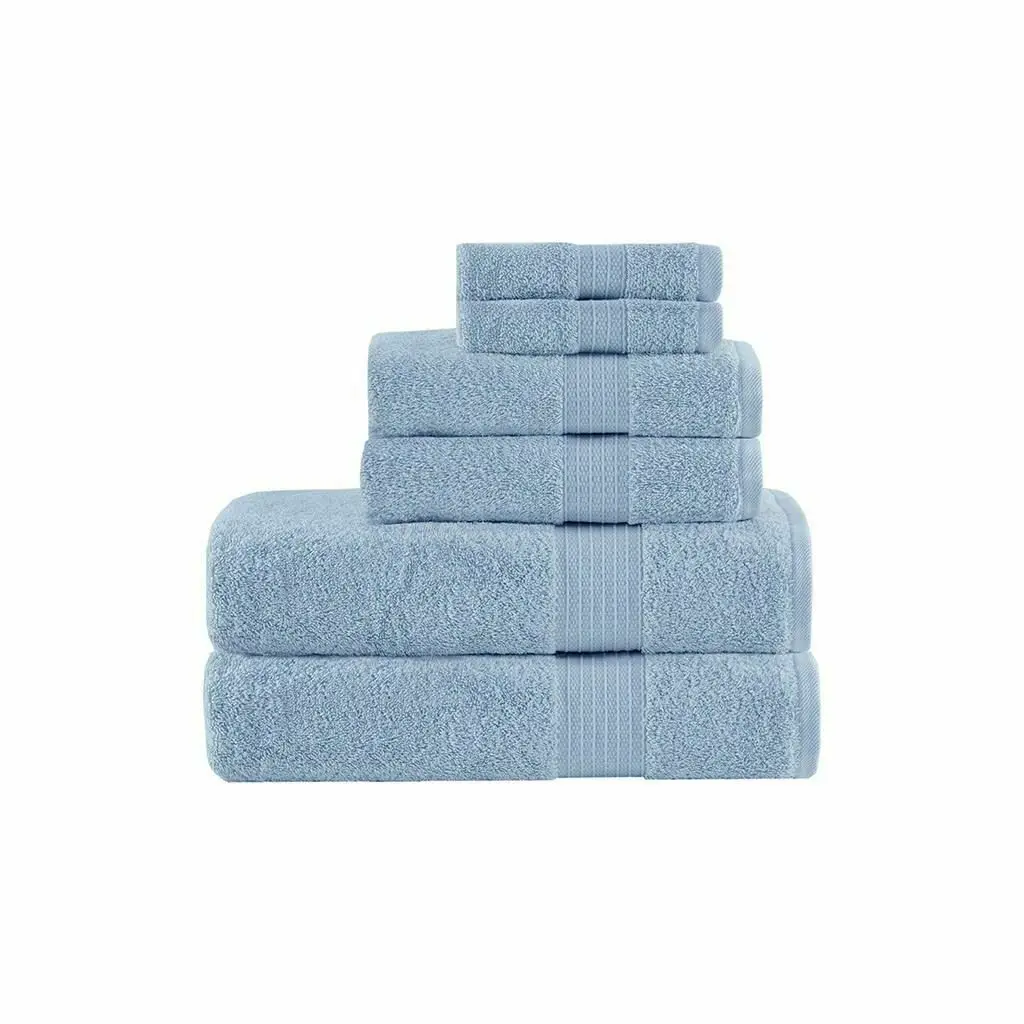 Custom Blue Soft & Absorbent Organic Bath Cotton Towel Washroom Spa Towels