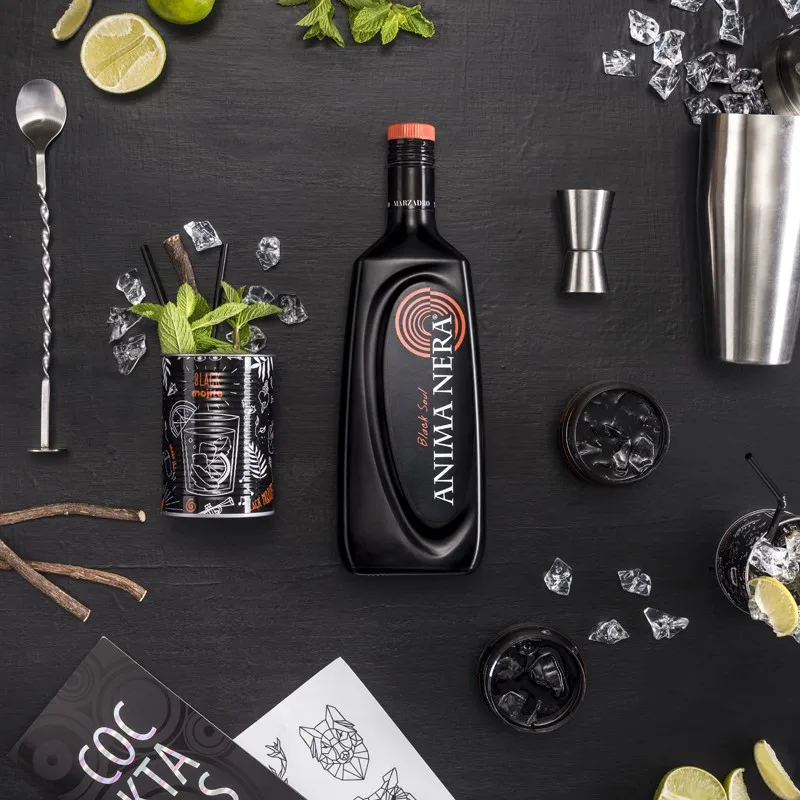 Оригинальный ликер лакрицы ANIMA черный Сделано в Италии горячая Распродажа