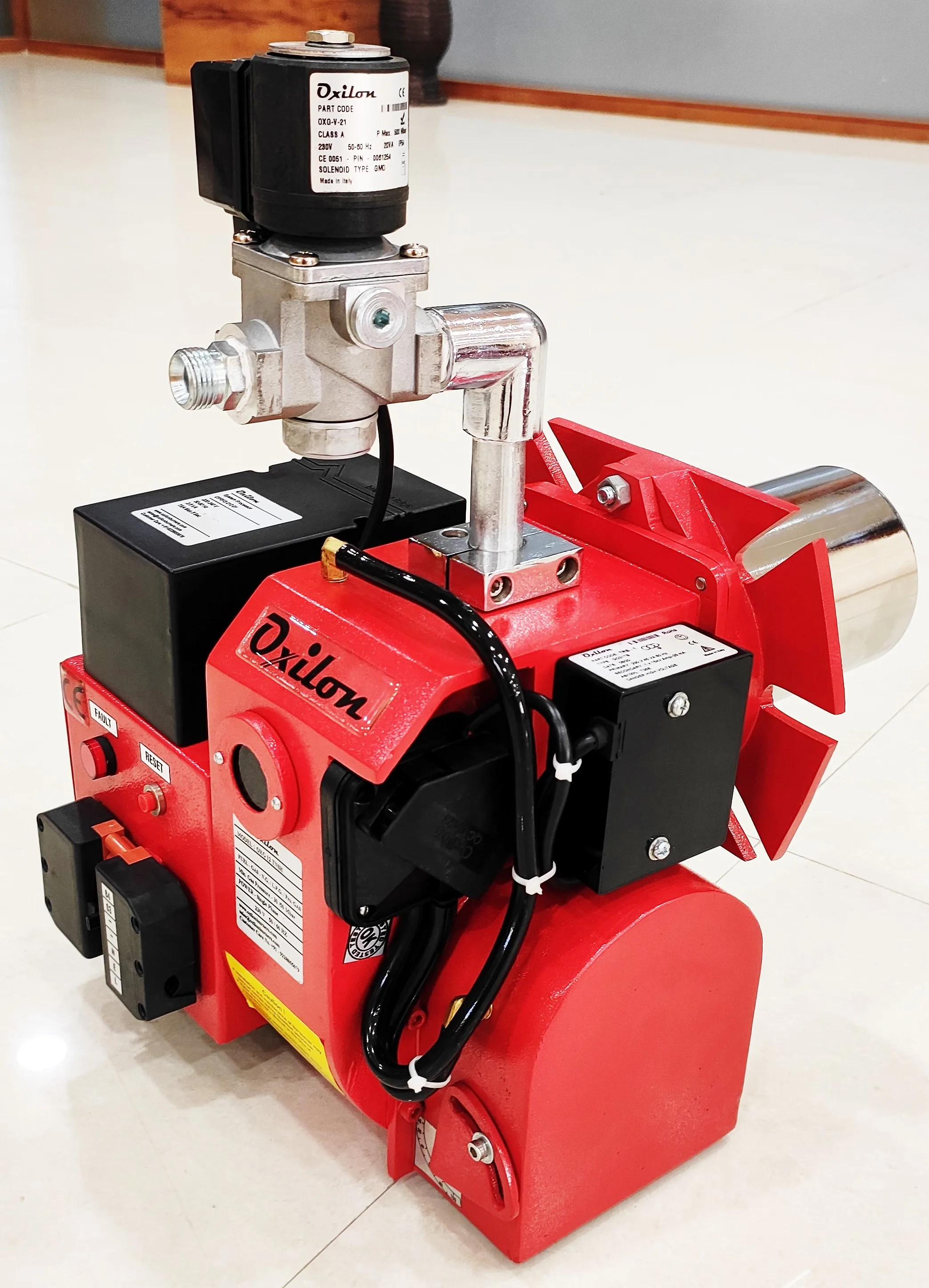 Natural Gas burner for Small Baby Steam Boiler equivalent to Riello burner