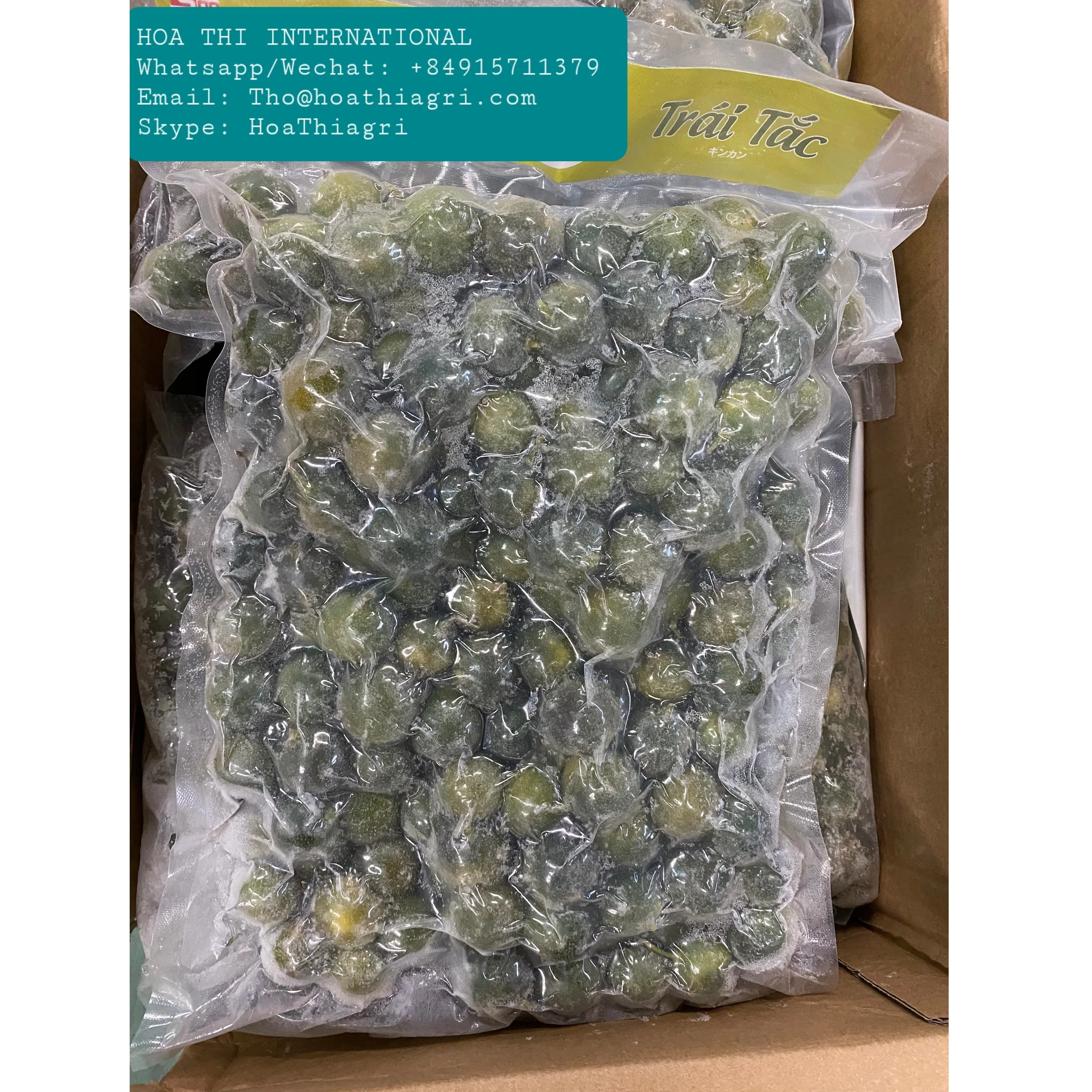 Обогащенные витамины с кислым вкусом IQF целая форма 24 месяца срок службы скорлупы замороженный каламат высокое качество