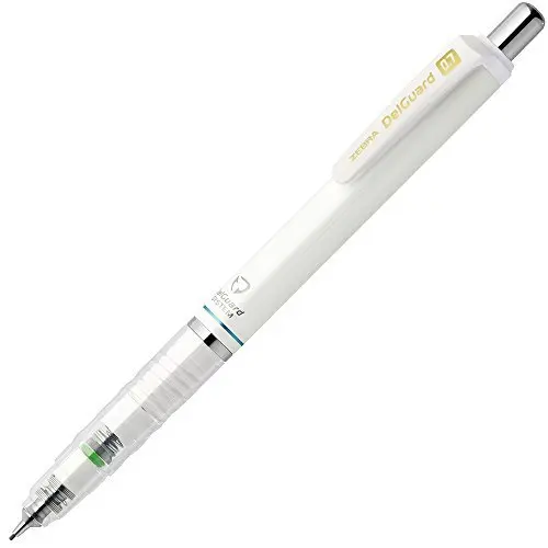  Зебра механический карандаш DelGuard 0 7 мм белый P-MAB85-W Сделано в