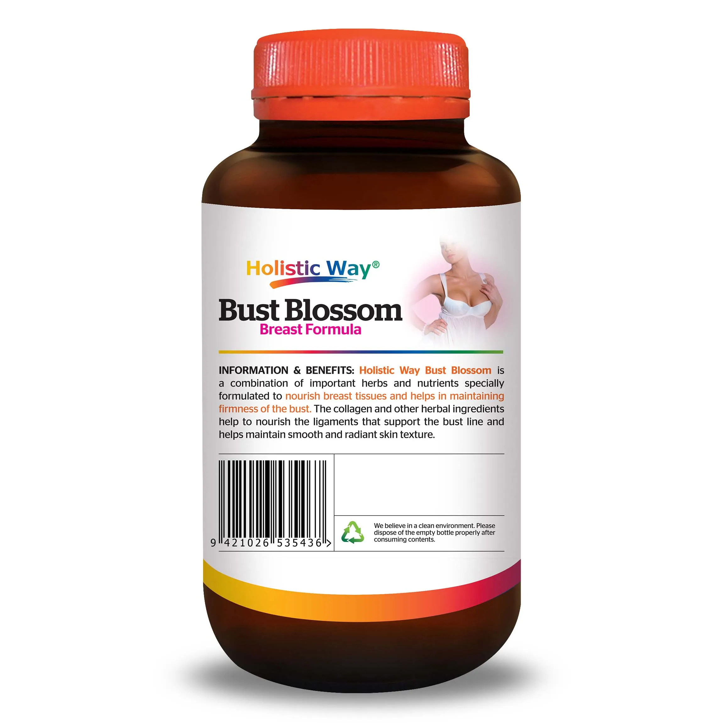 Collagen Boost Blossom Breast Formula With 60 Vegetarian Capsules Holistic Way Healthcare Supply