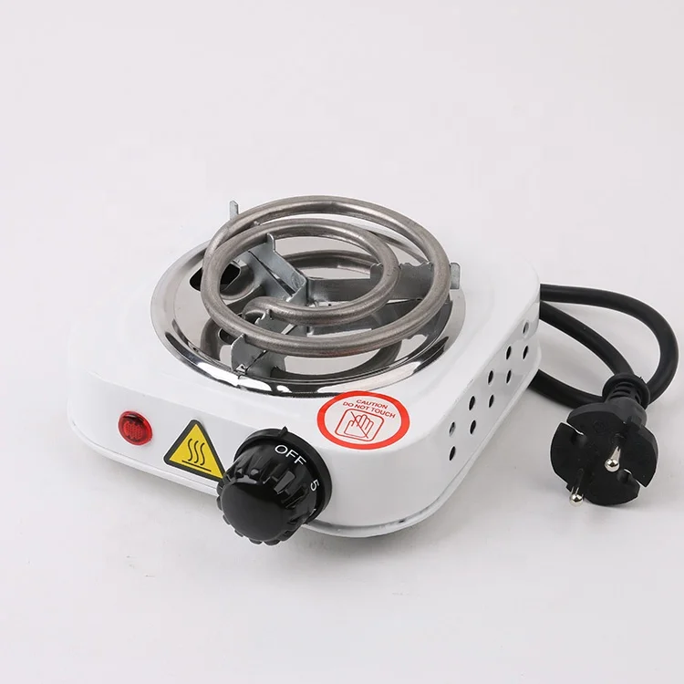 
500W electric cooking single hookah hot plate with heating coil for home kitchen appliance 