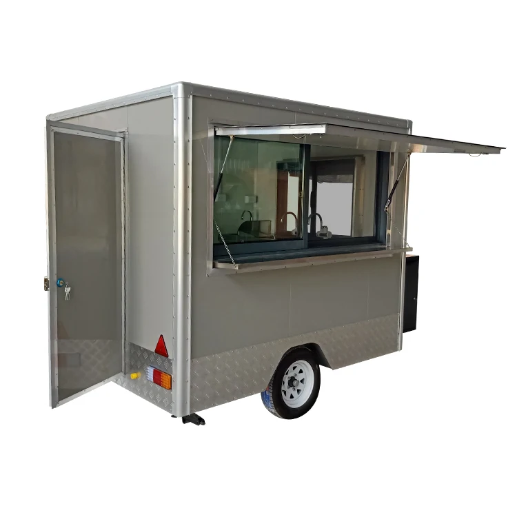 fully equipped scooter trailer New multifunction Mobile foodTruck Vending Food Cart For Sale Food Trailer