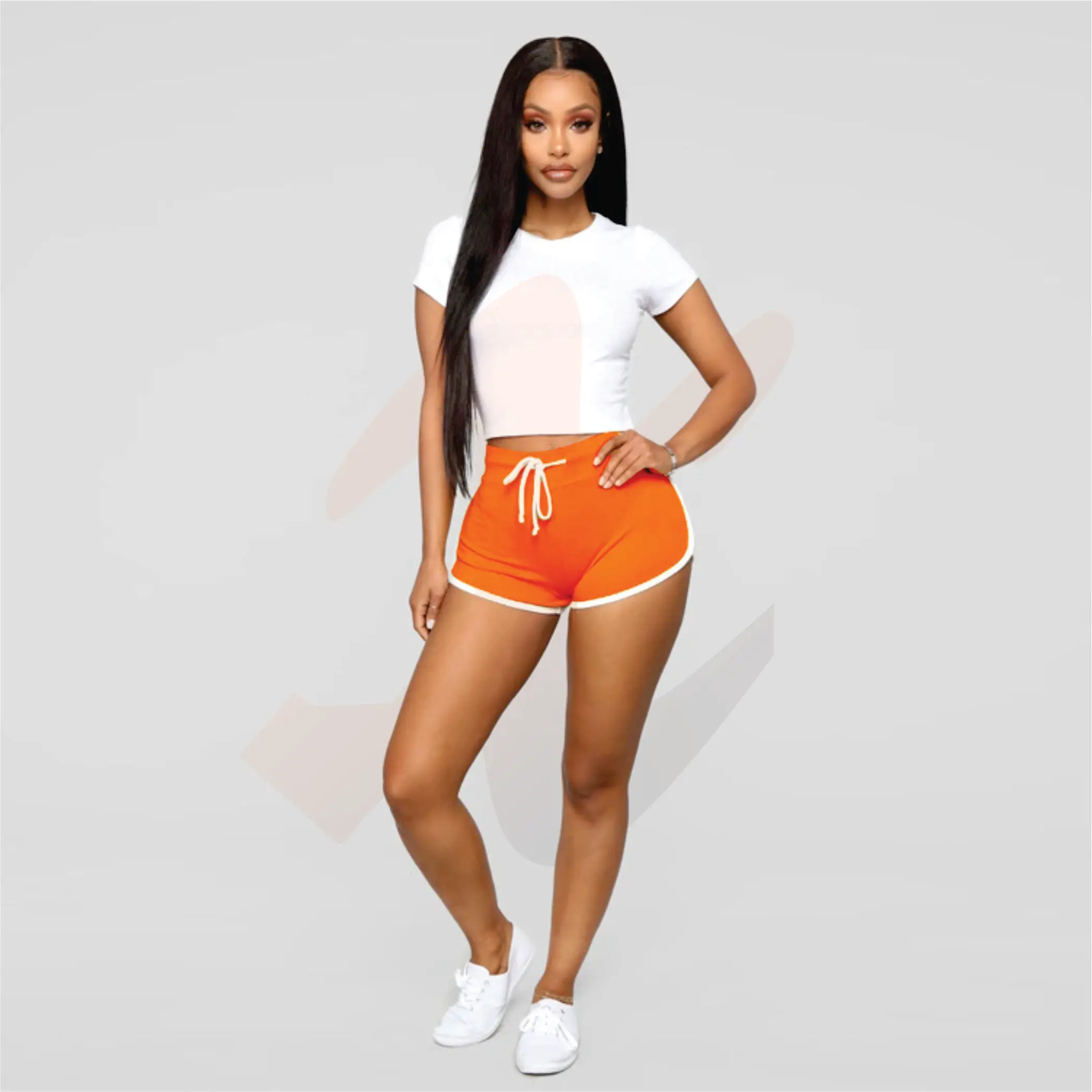 
Girls Swimming Shorts wearing oem service cover up high waist sexy low waist women beach short swim short trunks swimwear 