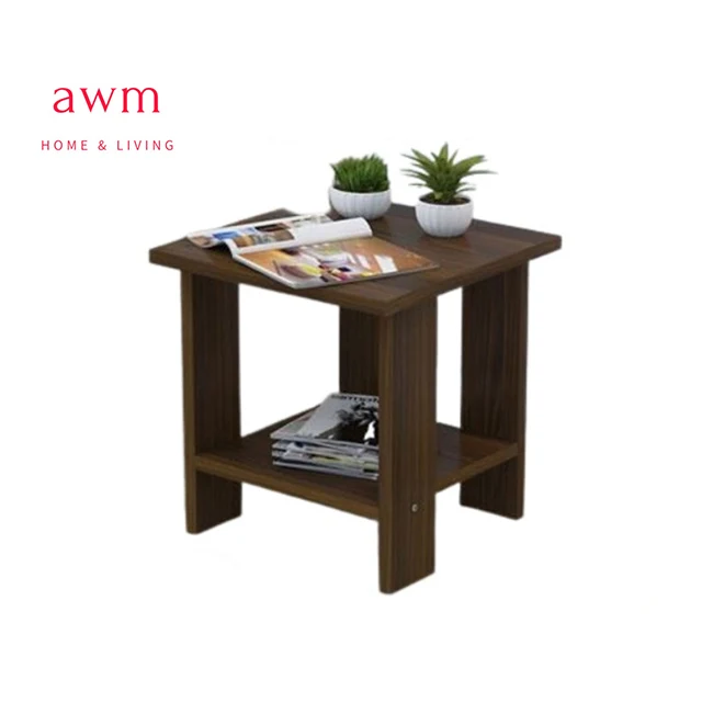 Элегантная мебель темного орехового цвета, боковой стол, современный дизайн, простой стиль для спальни, гостиной и семейного зала