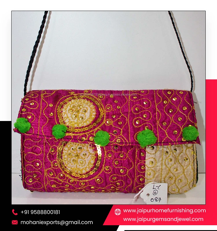 Jaipur Online Shop Womens Designer Clutches Banjara Clutch Bag