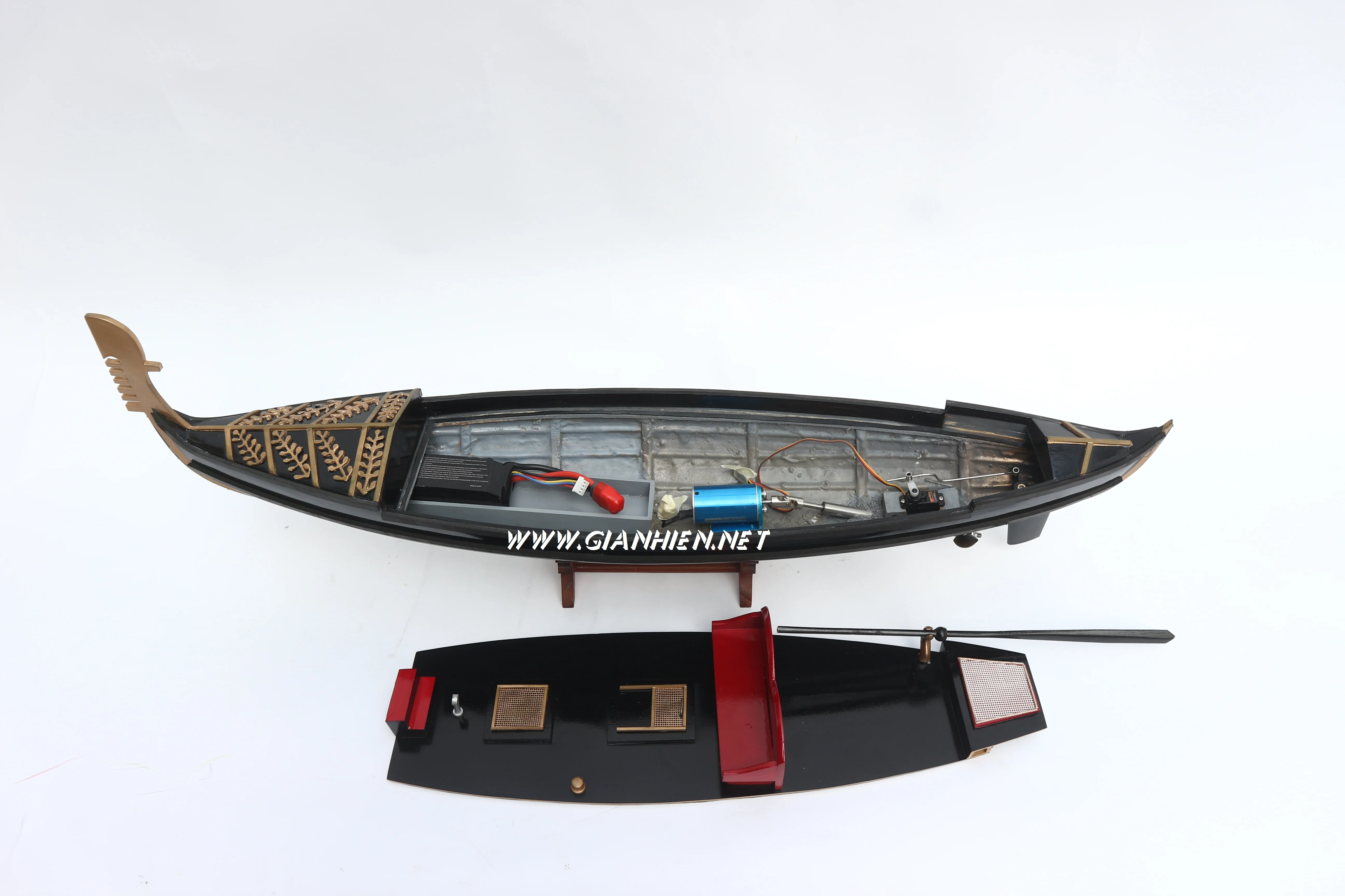 Деревянная модельная лодка GONDOLA-модель рыболовной лодки