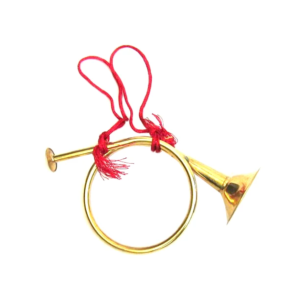 Brass Hunting French Horn and Medieval Instrument for Home Decoration Bugle Horn Manufacturing and Wholesale
