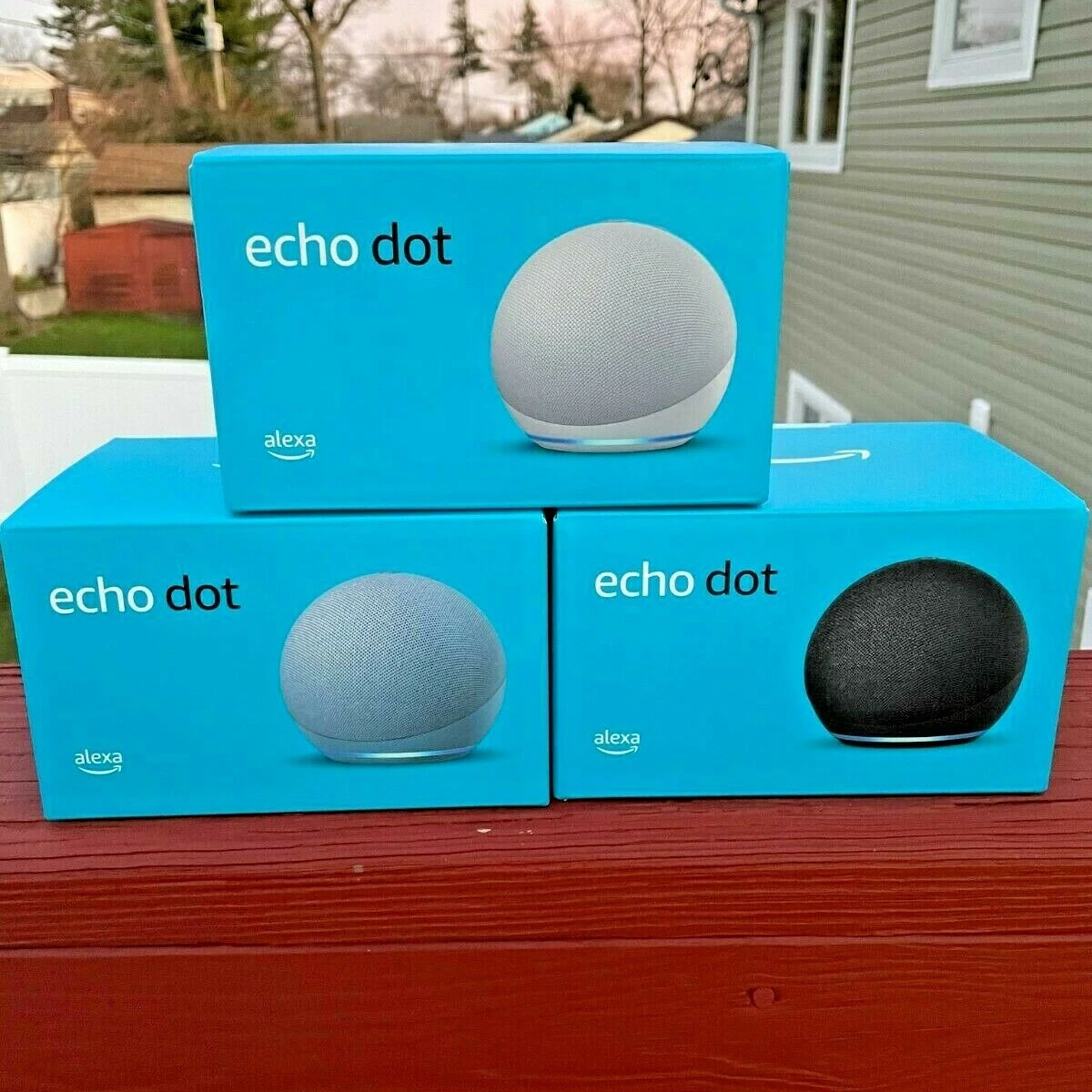 Продажи! Amazon Echo Dot умный динамик 3-го поколения с часами и Alexa песчаник 100 получить 50 бесплатно