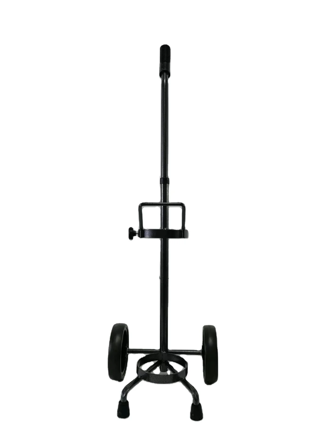 Medical Service Single Oxygen Bottle Cart Hospital Trolley