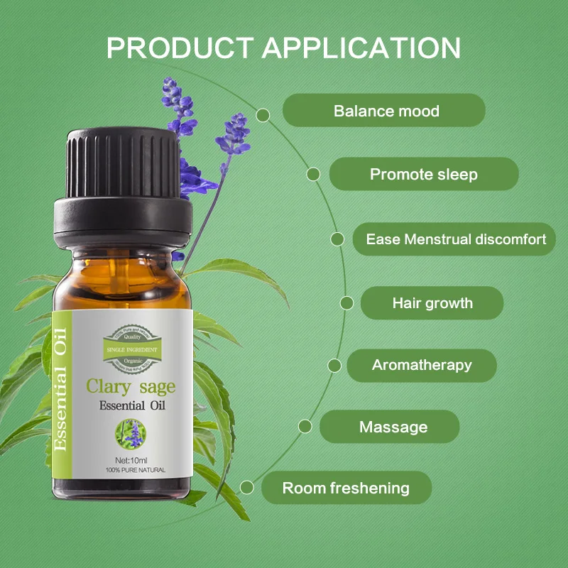 Best Quality Fast Delivery Hot Selling In Bulk Salvia Sclarea 100 Pure Clary Sage Essential Oil