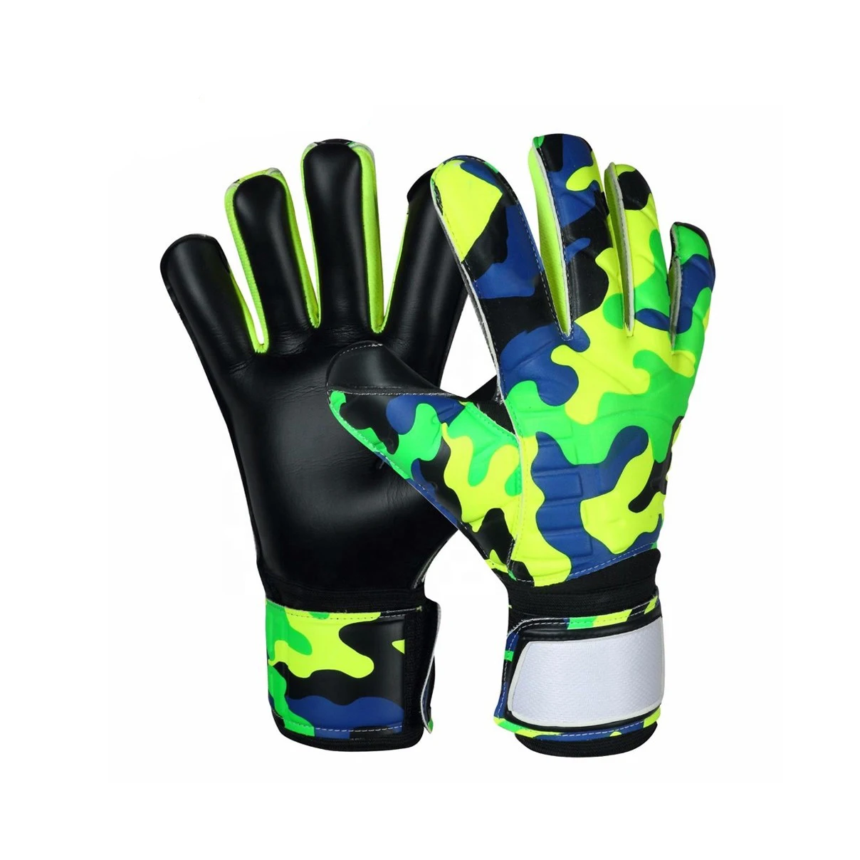2021 Pro Quality Goalkeeper Gloves Sticky Palm Neoprene Gloves / High Impact Goalkeeper Gloves