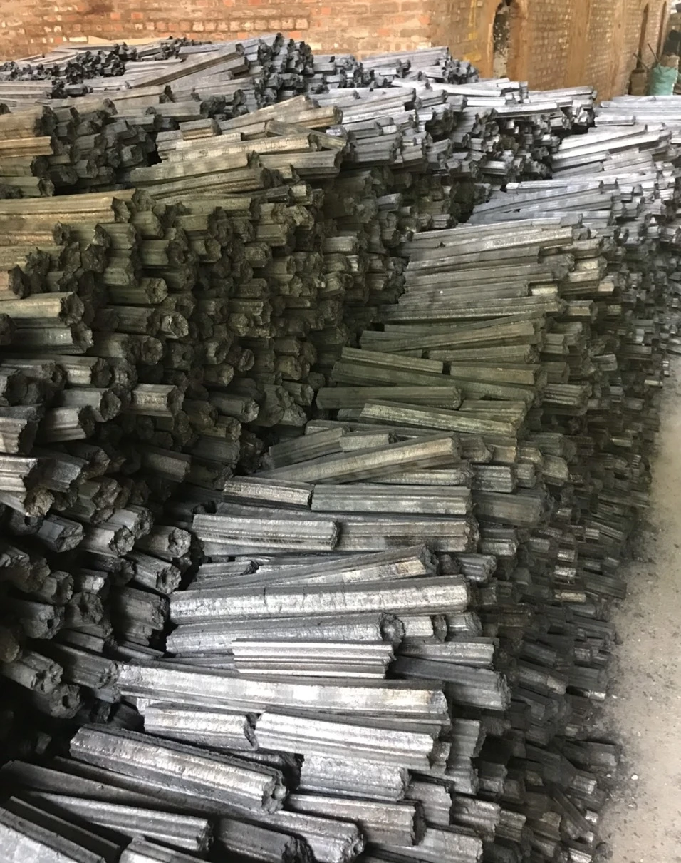 Wholesale BBQ Sawdust Bamboo Charcoal Hexagonal made in Vietnam