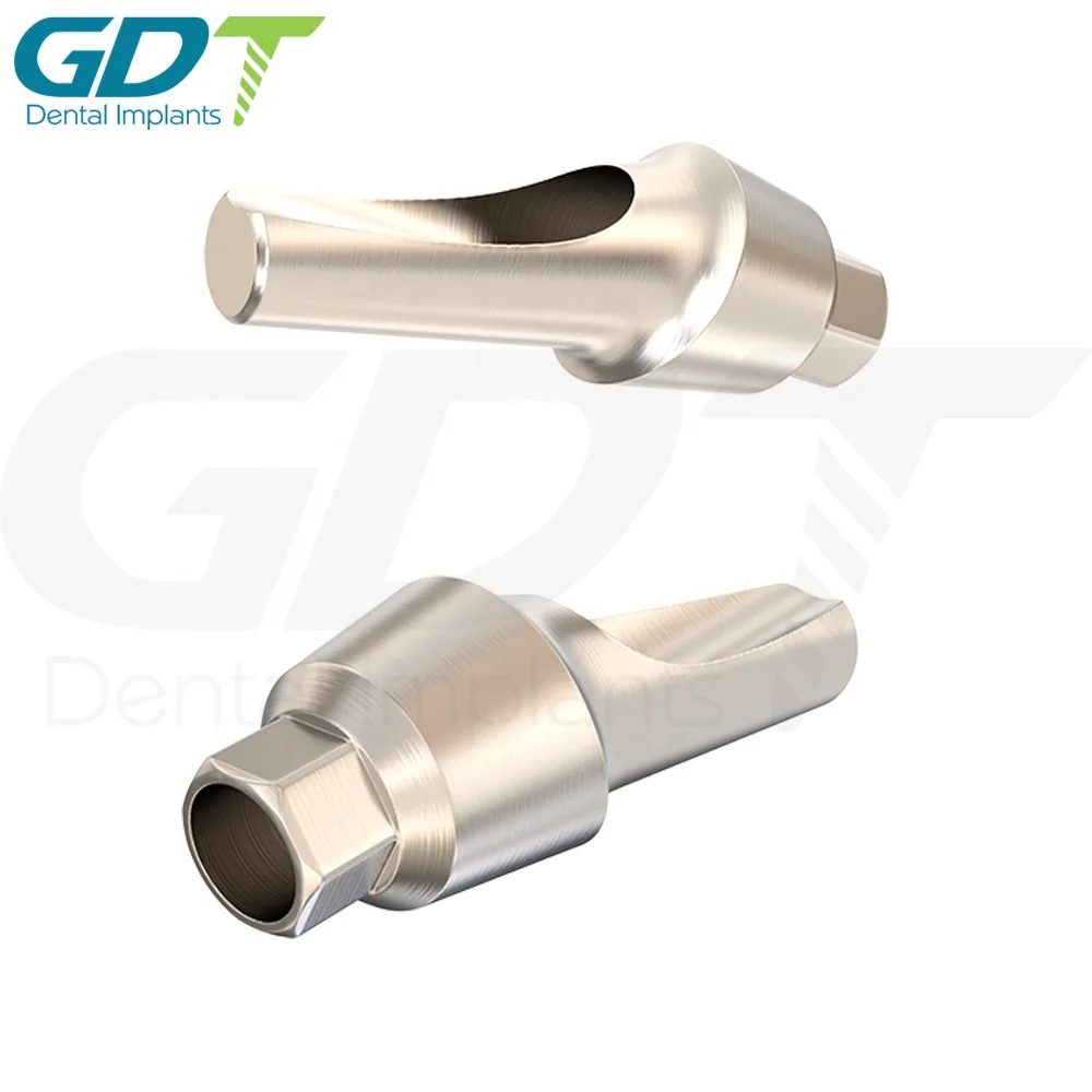 Titanium Anatomic Angulated Abutment 15 degree Internal Hex Connection, Dental Implant