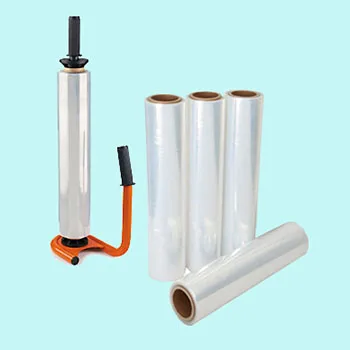 Great quality 4rolls/case for PE Stretch Film Wrap Pallet 100% from Raw Material