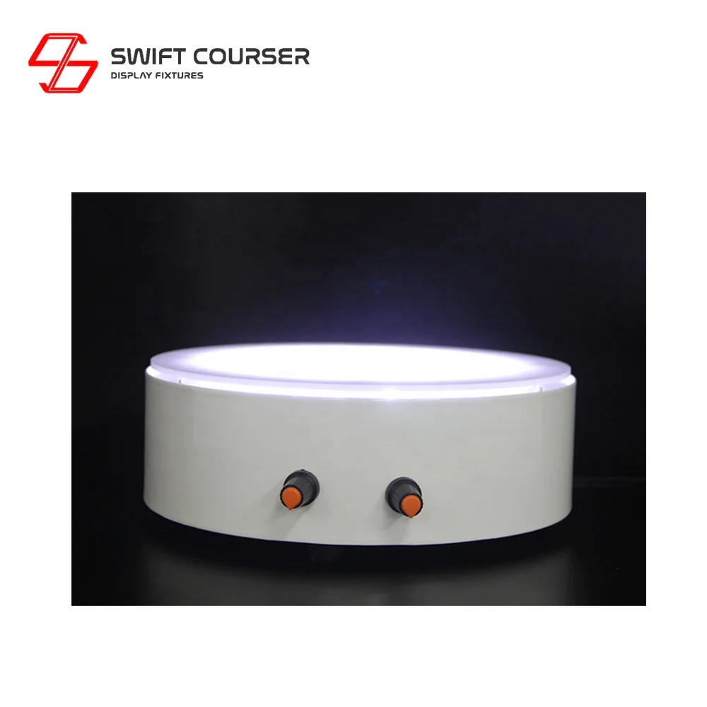 20cm 360 degree 220v electric auto-rotation photography rotating display stand for product acrylic fixture turntable