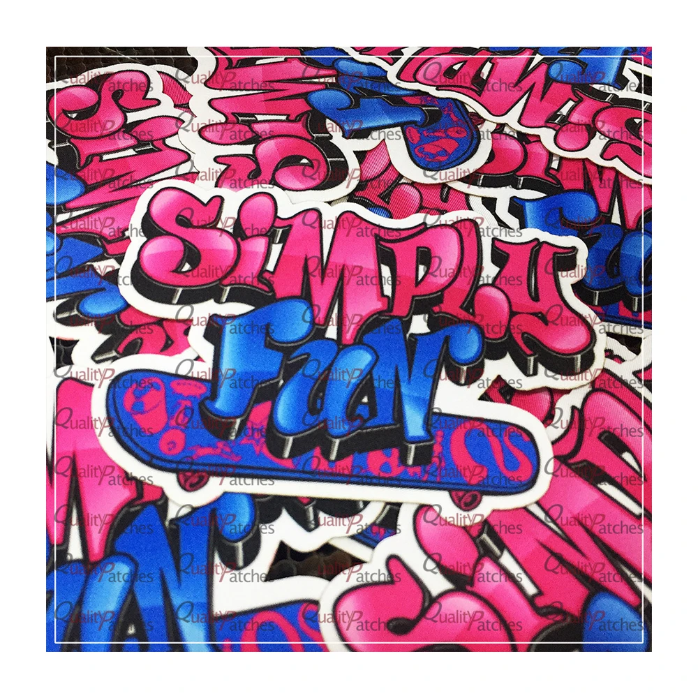 
Custom Sublimated Patch Iron On Custom Woven Varsity Letterman Patches for Hoodies T shirt Clothing Line Furry Embroidered 