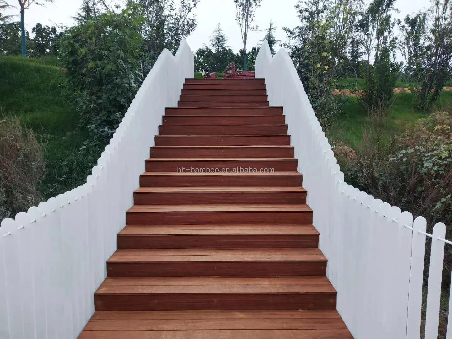 20 Years Warranty CE Certificate 20 mm Thickness Outdoor Moso Bamboo Decking Parquet