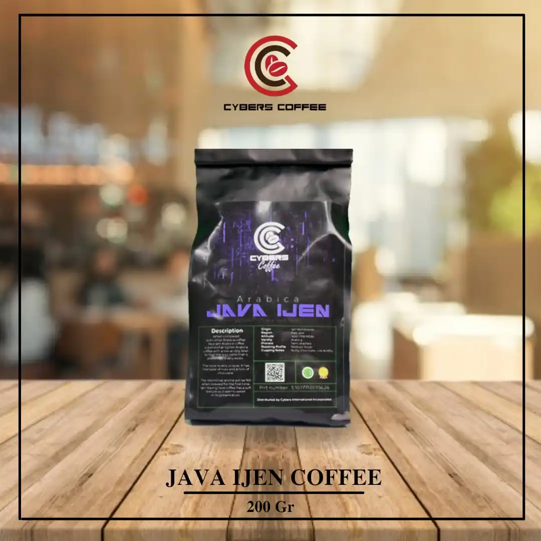 INDONESIA ARABICA COFFEE JAVA IJEN  200 Gr