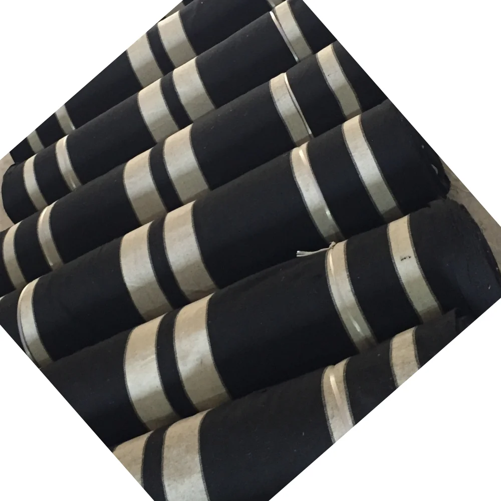 Middle Eastern Wholesale Cheap Price Black & White Stripe Cotton Canvas Fabric Rolls For Desert Tent Kuwaiti Tent Qatar Tent (11000001873367)
