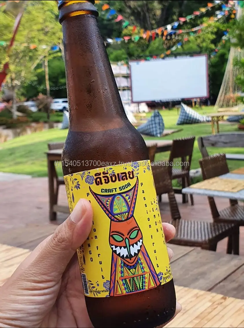 Premium Thai Tea  Craft Soda Low Sugar