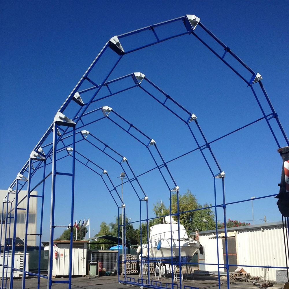 Temporary shed for sale with hot galvanized steel frame SUIHE storage shelter 20x40ft container