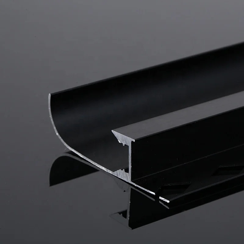 Aluminium Extrusion Metal Wire Drawing Hidden Skirting Board with LED Different Types of Mount Flush Recessed BaseBoards