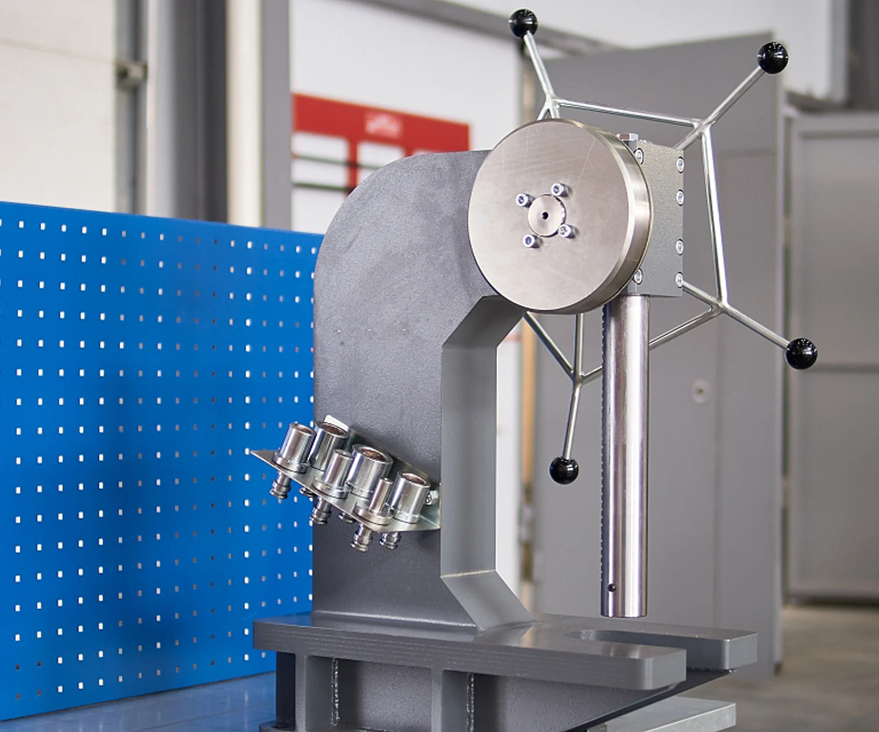 
Manual Press Machine Arbor press PR-6 for staking universal joints of cardan shafts 6.5 tonn 