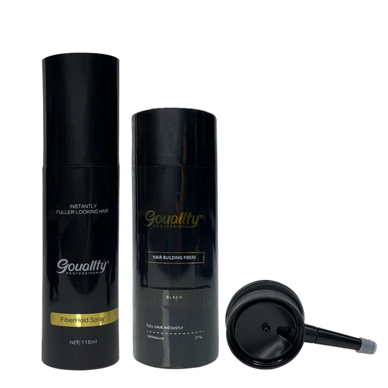 3-in-1 Kit Set Includes Spray Applicator Pump Nozzle, Locking Setting Hold Hair Spray, Natural Hair Thickening Fibers