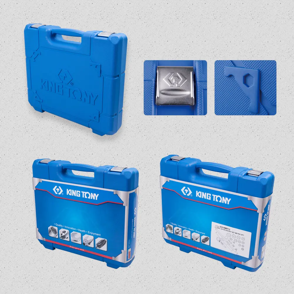 KING TONY Guaranteed Quality 14 PCS 6PT 3/4 Inch Socket Wrench Set Hand Tool 6314MR12