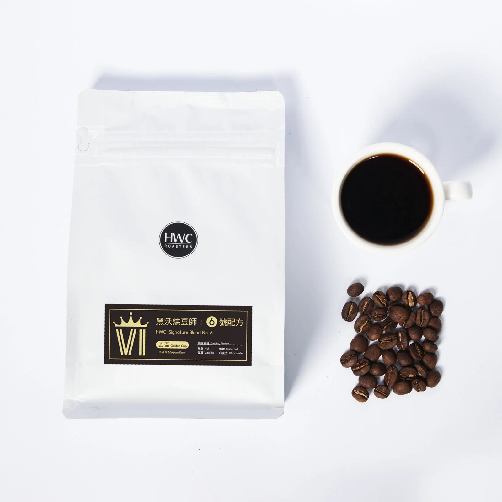 HWC Signature Golden Cup Blend Espresso No.6 Arabica Roasted Coffee Beans