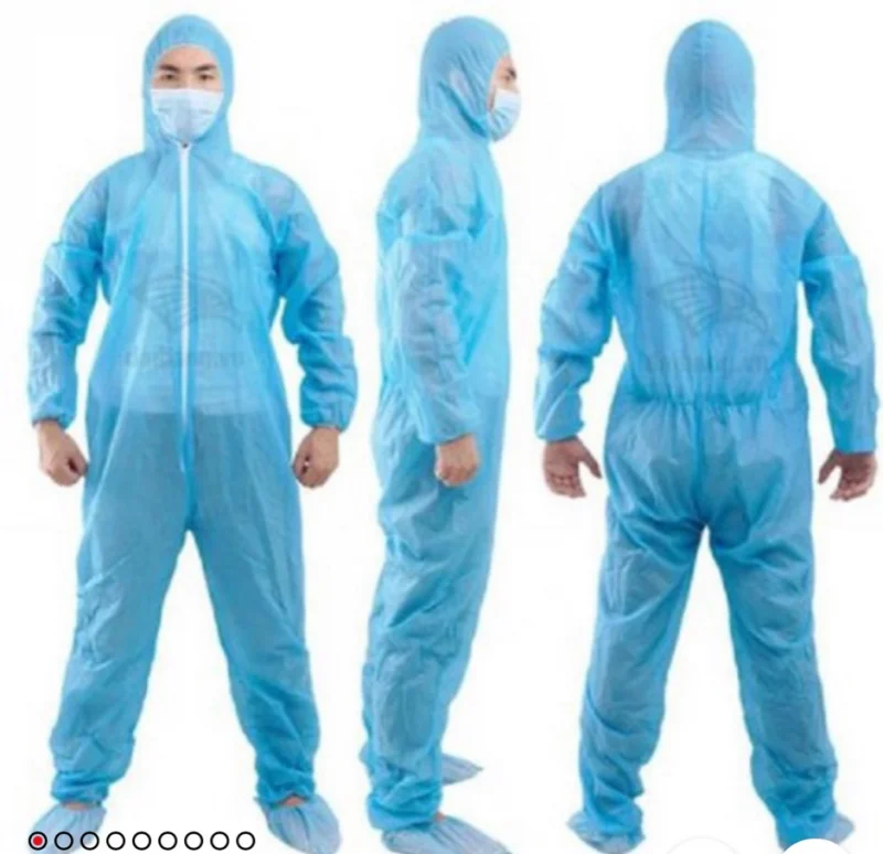 Non-woven Material Protective Visitor Coat, Direct from Vietnam Manufacturer Isolation Protection Disposable Thanh Long Vietnam