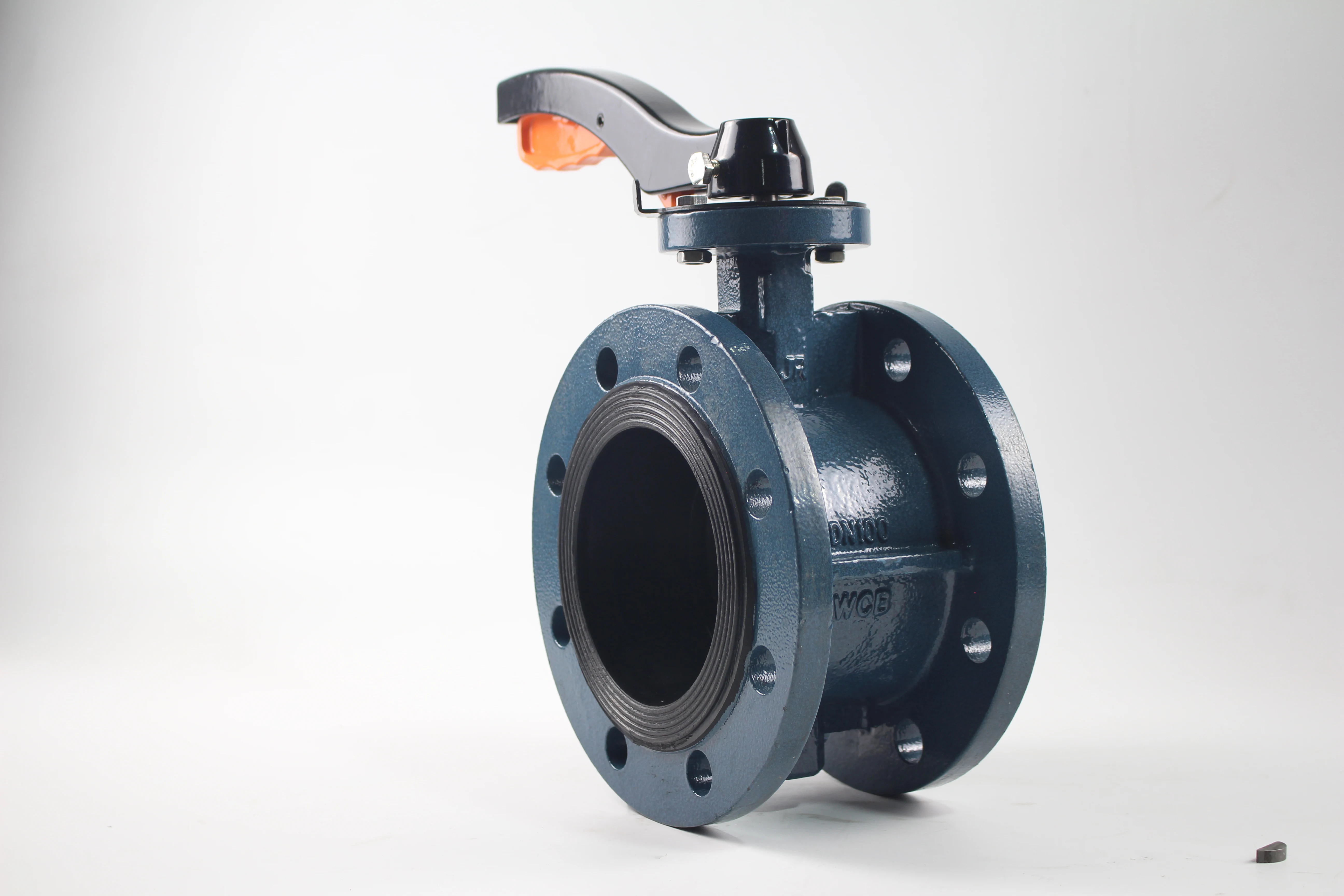 Flange Butterfly Valve Flanged Gate Valve JIS0 PN 16 EPDM Seat Manual Operation Face to Face Cast Iron Standard General 5 Pcs