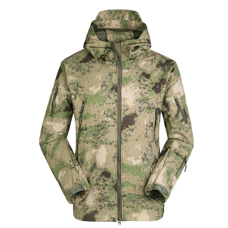 2021 Custom Tactical Jacket Men Waterproof Coat Softshell Jacket Camouflage Military Clothing Military Uniform for Military