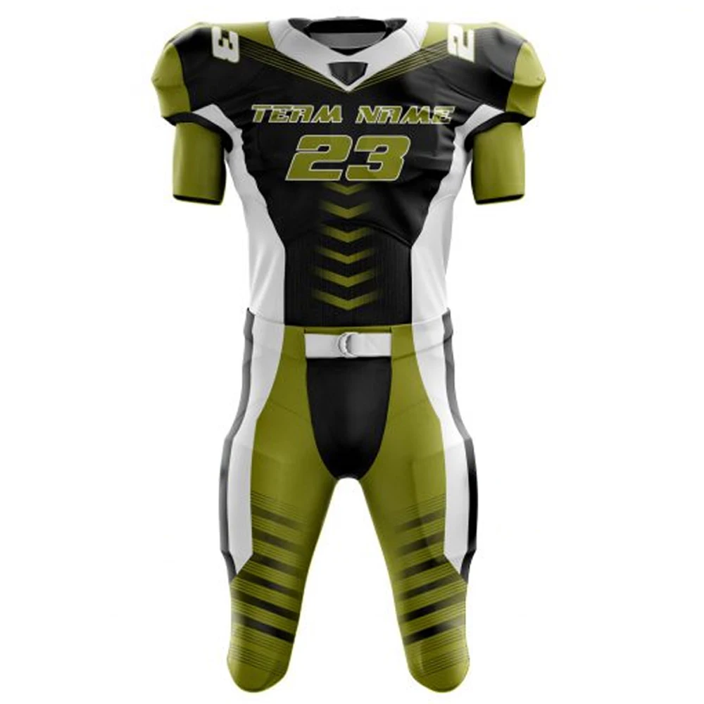 2022 New Arrival Custom Made American Football Jerseys with tackle twill player name and numbering American football uniform