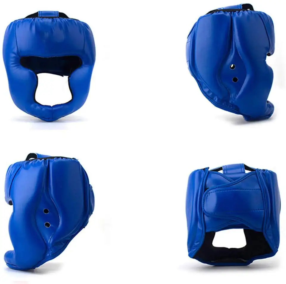 Boxing Head guard for Boxing MMA Training Adjustable Padded KARA Head Guard for Cheeks Forehead and Ear Protection