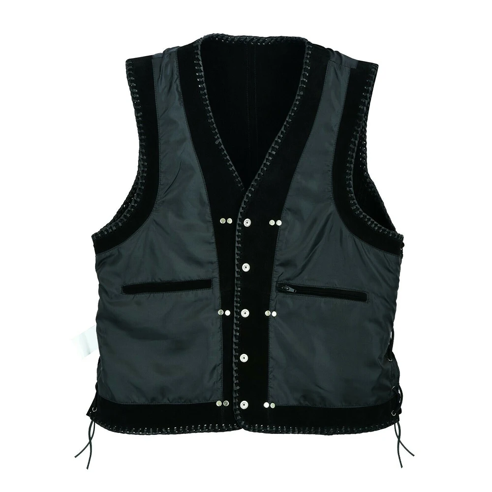 100% Genuine Leather For Women and Men Biker Leather Vest Men Fashion Style Leather Vest