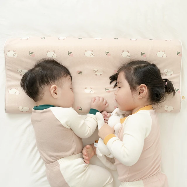 Hot selling Made In Korea High density memory foam baby pillow Baby memory foam wide pillow with cover bamboo baby pillow