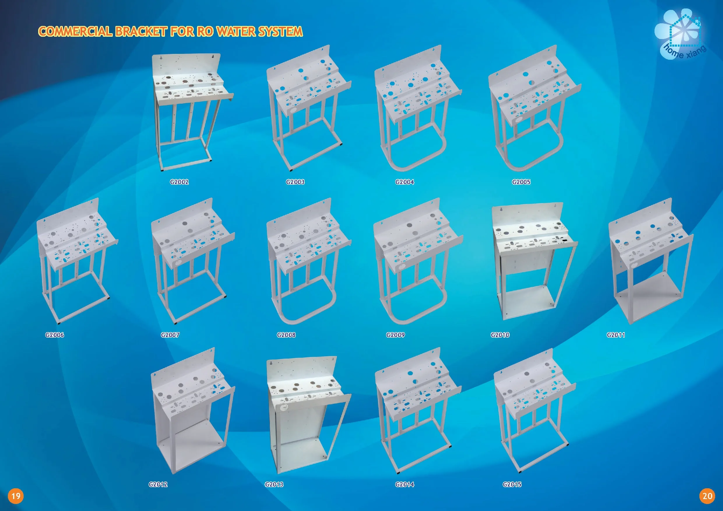 Литье от производителя Кронштейн рамы из нержавеющей стали с фильтром RO 20 дюймов