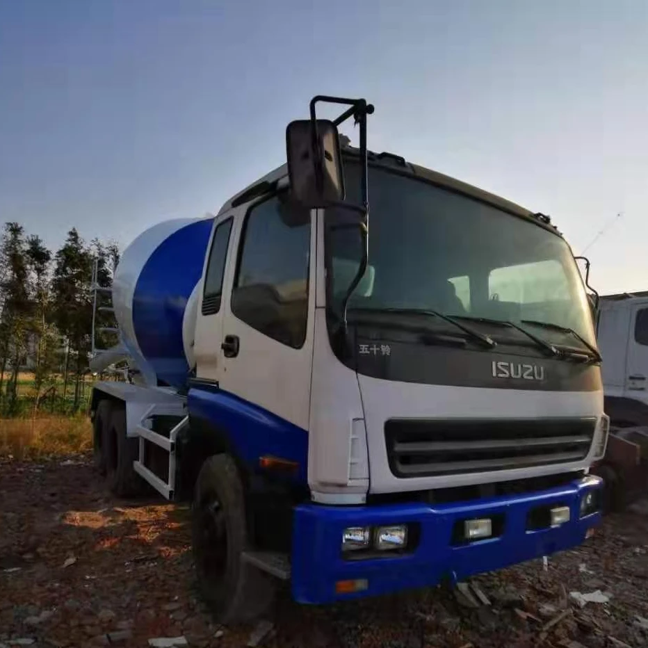 Подержанный бетоносмеситель для продажи, ISUZU дизельный Автобетоносмеситель для продажи, автобетоносмеситель для продажи