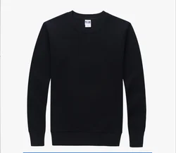 Недорогие толстовки на заказ мужские из 100% хлопка и флиса однотонные xxxxl с круглым