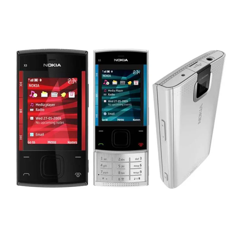 Оригинальный освещенный мобильный телефон для nokia X3 X3-00 с английской русской Арабской клавиатурой