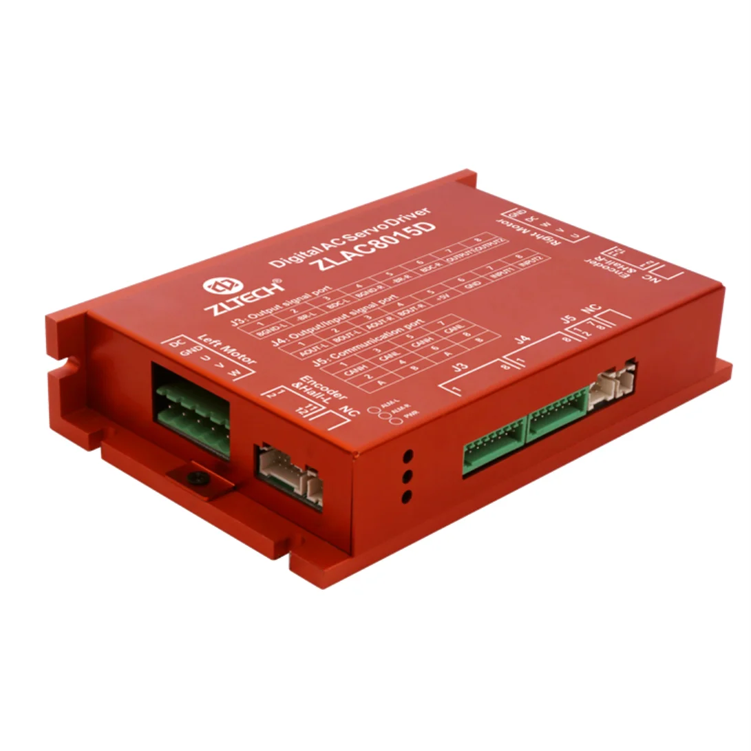 ZLAC8015D 3 фазы 24V-48V 15A 500W CANOPEN RS485 двухканальный с бесщеточным двигателем постоянного тока мотор для центрального движения драйвер контроллера