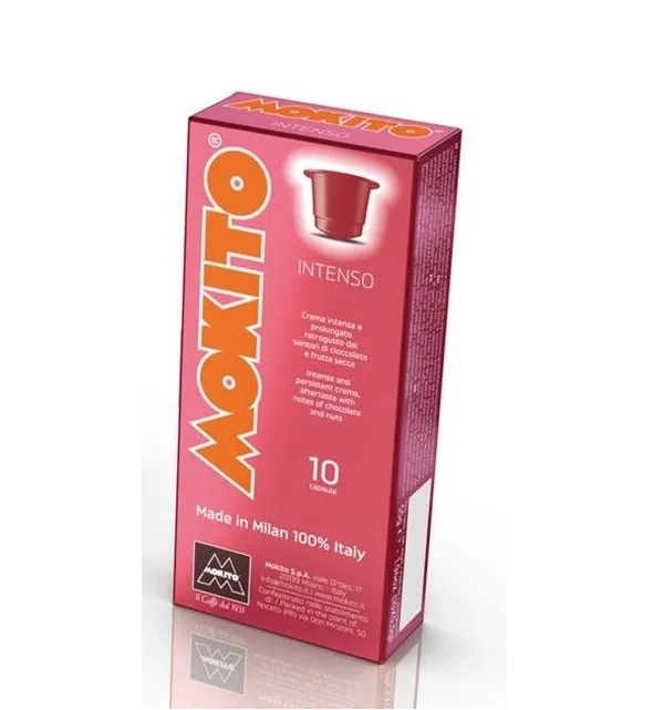 Mokito INTENSO капсулы Nespresso совместимый кофе смесь награжденный Итальянский сделано в